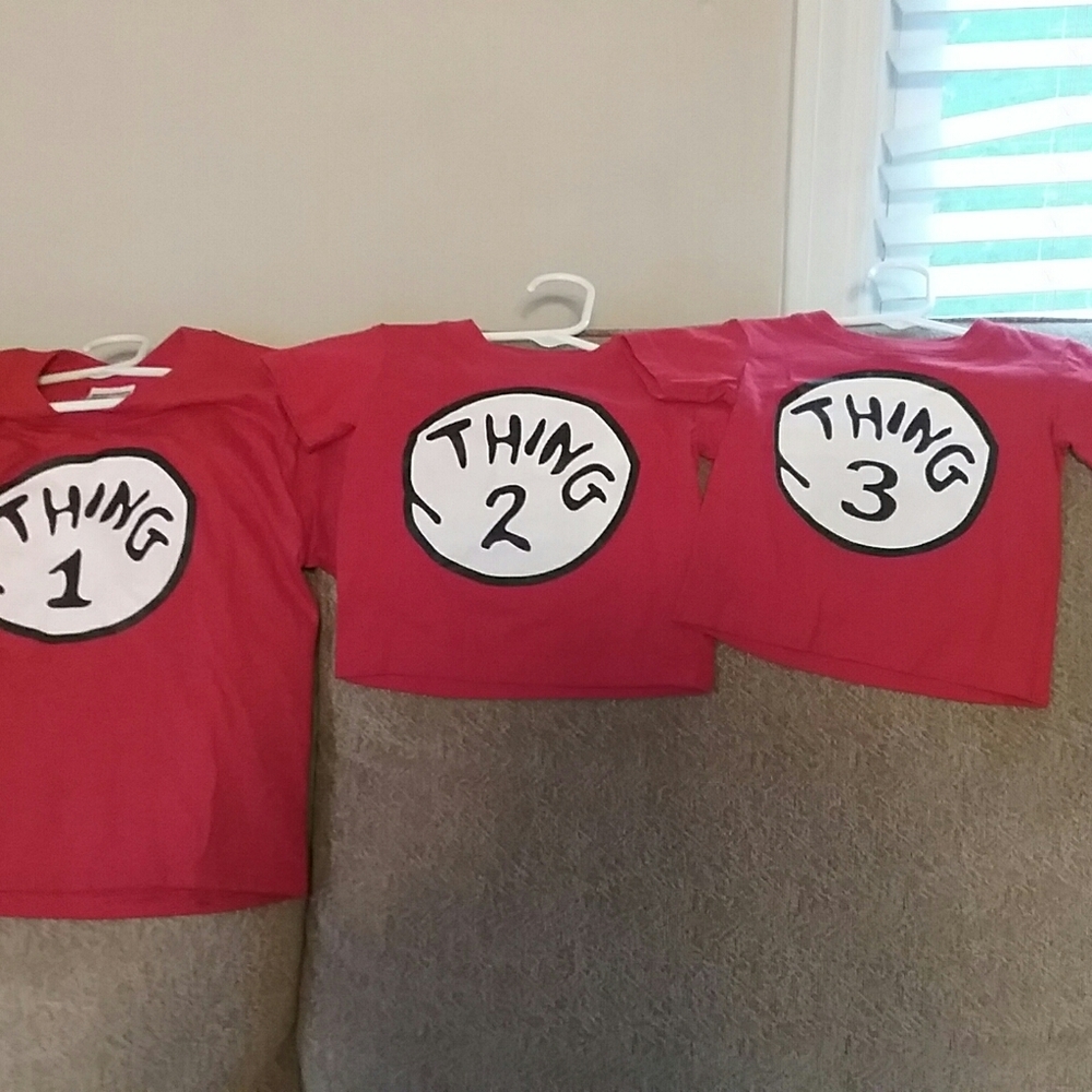 Thing 1,2, and 3 Shirt Bundle
